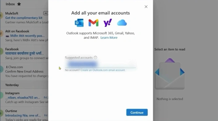 Enter your AOL email address