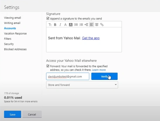 type in the email that you want to forward,