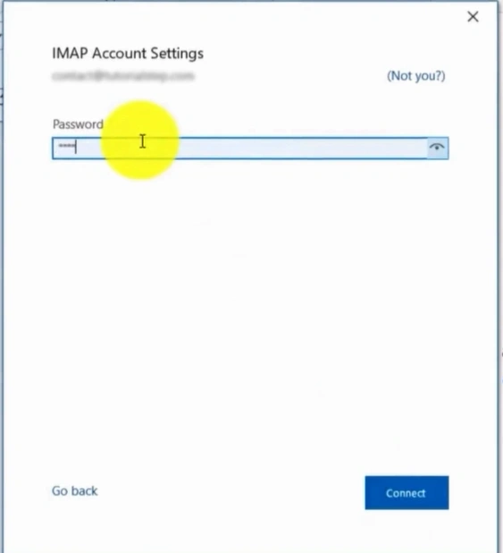 enter your BT Mail password