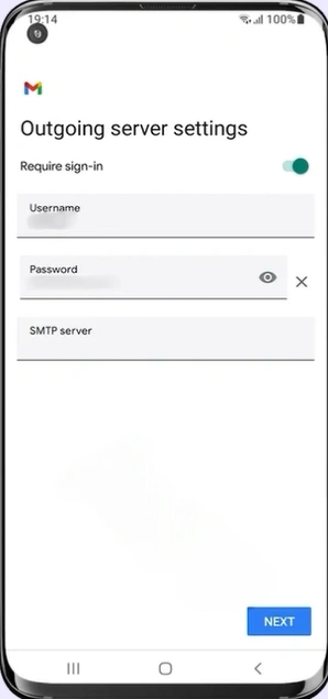 Enter your email address and password