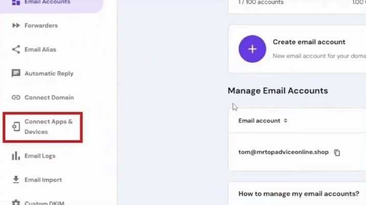 Connect Apps & Devices
