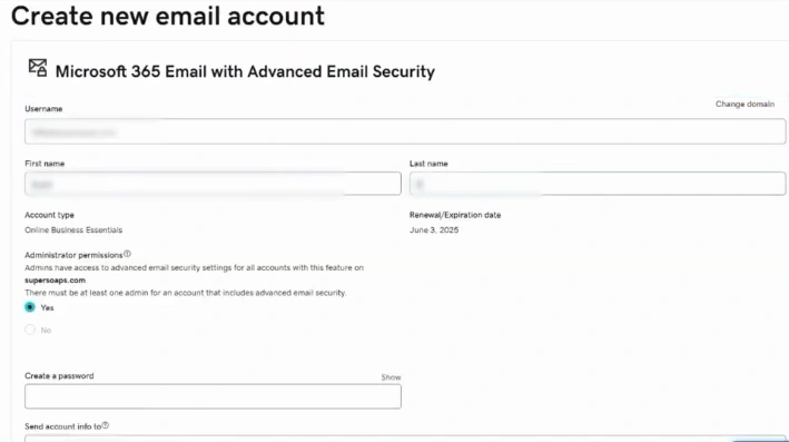 On the Welcome page