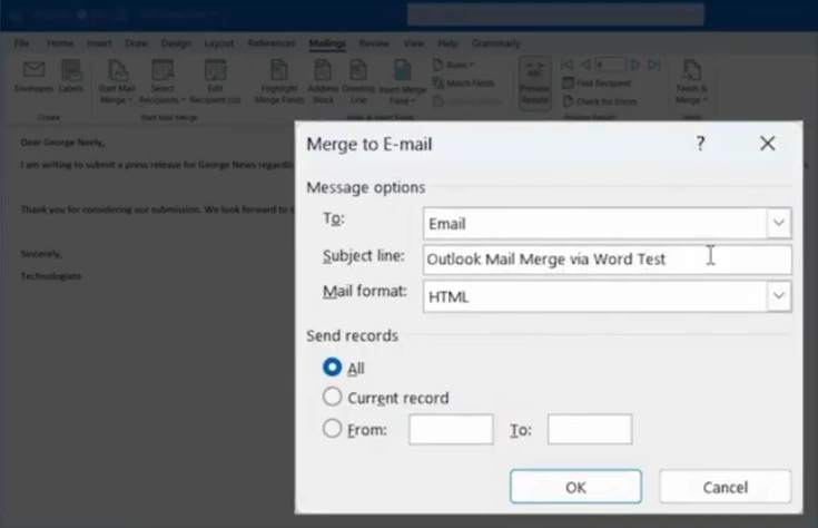 Provide a subject line
