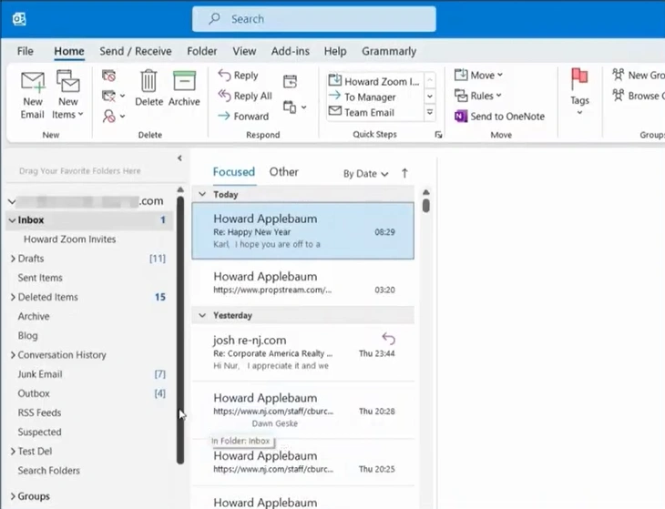 Go to your Outlook and open the