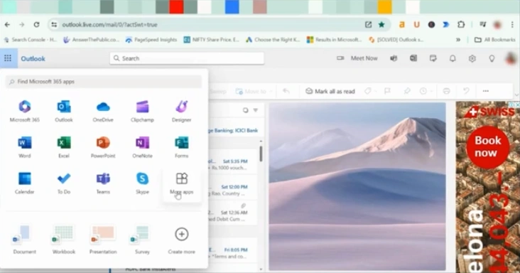 Click on More Apps