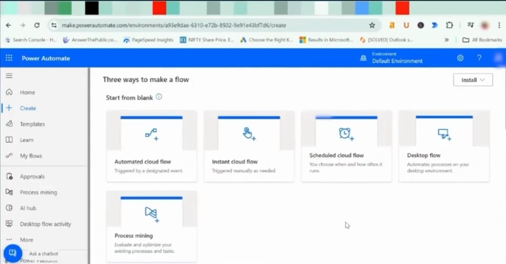 Scroll and click on Schedule cloud flow