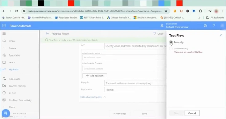 Select Manually or Automatically