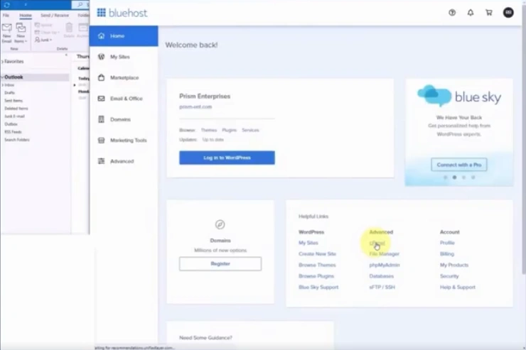Under the Advanced column