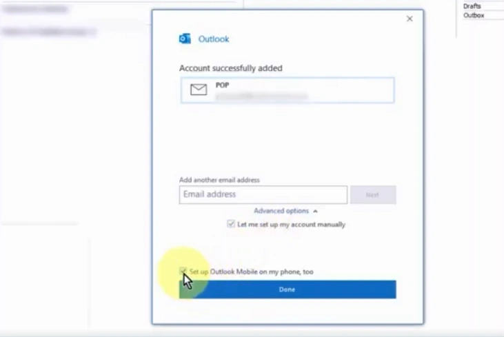 Check or uncheck the