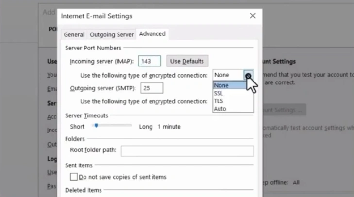 In the Server Port Numbers section