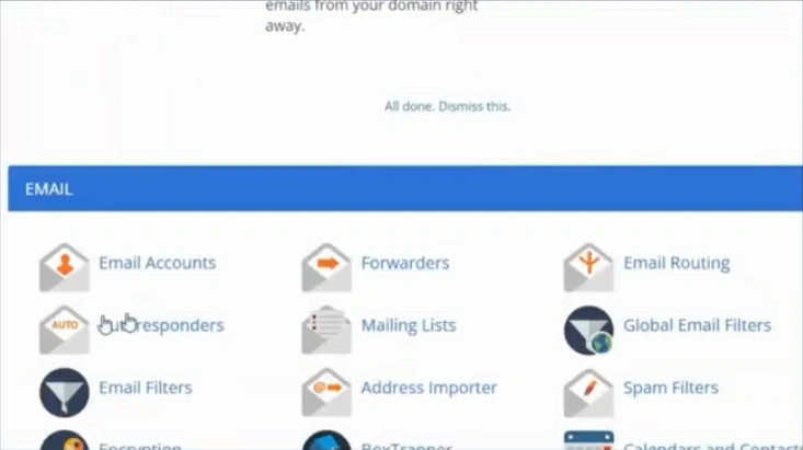 From the Email section