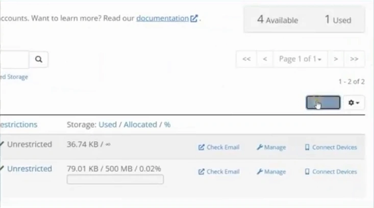 Click the “Create” button