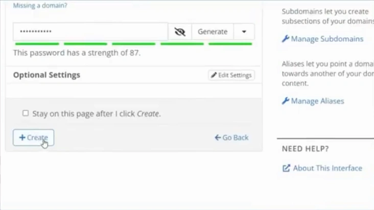 After that, click “Create