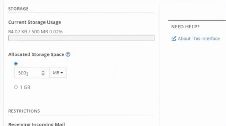 Configure your email account settings