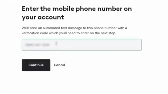 Enter your mobile number to receive