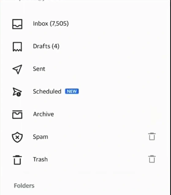 Tap on the Inbox tab