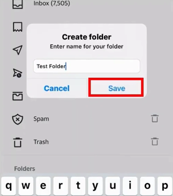 Tap on “Save