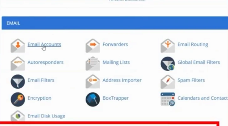 Click “Email Accounts