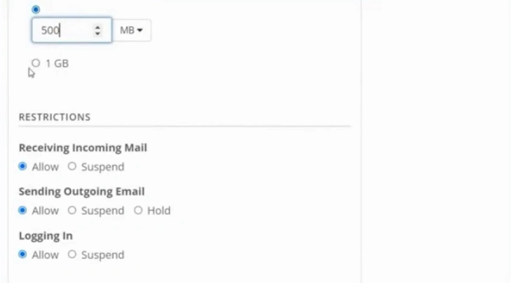 You can now adjust your email account settings