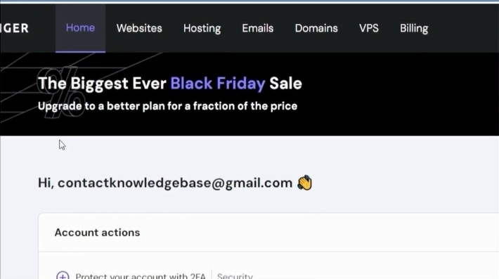Go to the Email tab