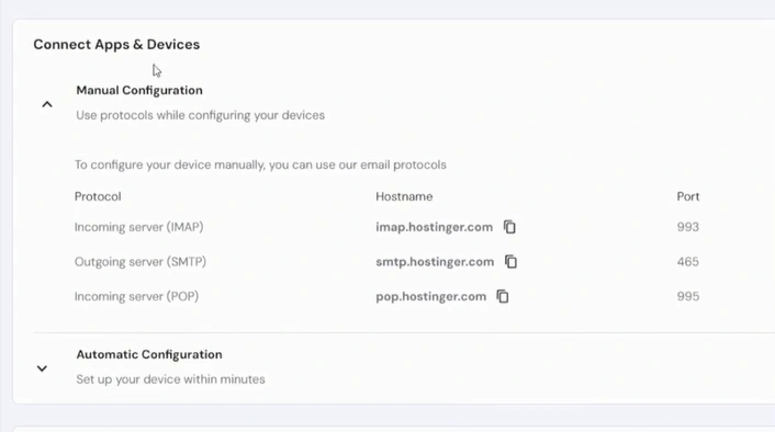 Go to the Connected Apps & Devices section
