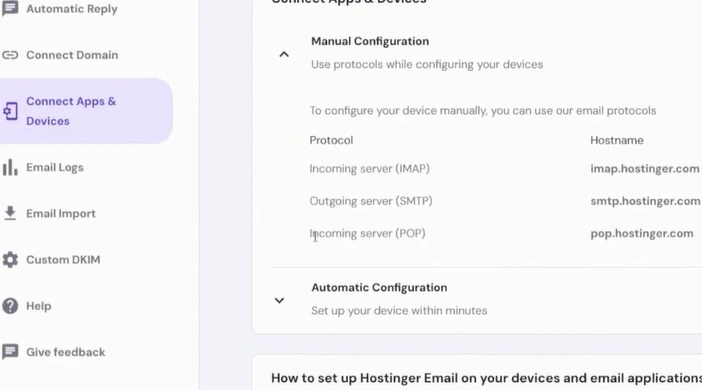 Scroll down to Connected Apps & Devices